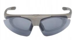  Wosport Tan shooting glasses - 3 interchangeable visors, strap
