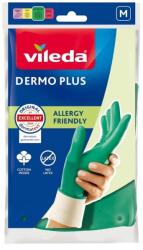 Vileda Dermo Plus ‘M’ Gloves Green Cotton, Nitrile