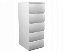 Topeshop W5 BIEL MAT chest of drawers Comoda