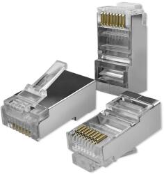 Qoltec 54556 RJ45 modular connector | CAT6 | FTP |Gold-plated contacts | 100 pieces
