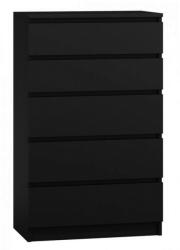 Topeshop M5 CZERŃ chest of drawers Comoda