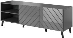  RTV cabinet ABETO 150x42x52 graphite/gloss