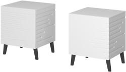  Cama Bedside table NOVA 44x40x52 white matt
