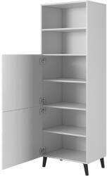 Cabinet ABETO 60x40x176.5 cm white/gloss white Bufet