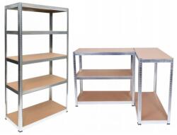 Topeshop REGAŁ G9030 garden tool storage rack Freestanding Galvanized steel, MDF Raft