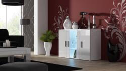 Cama sideboard 120 cm SOHO S7 white/white gloss Comoda