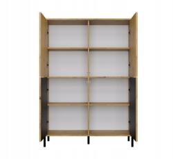  Kamaro 4dk Slim/gł Oak Artisan Display Cabinet Raft