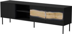  Cama INSERTO 3D1W TV cabinet 190x40x61.5 black + LED