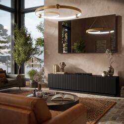  Cama LIVERTI TV cabinet 200x42x48 black