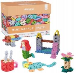 Marioinex Mini Waffle building blocks, 400 pieces in pastel colours