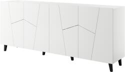  ETNA chest of drawers 200x42x82 white matt Comoda