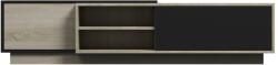  Cama TV cabinet SIGMA1 180 sonoma oak/black gloss
