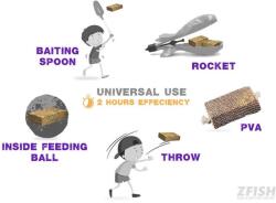 ZFISH Carp & Feeder Briquettes 220g Vanilla & Hemp