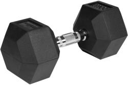  REBEL ACTIVE Rubber-coated cast iron dumbbell 20kg