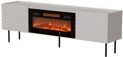  Cama LUCCA TV cabinet 180x40x59 cashmere + black fireplace