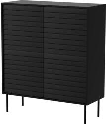 Cama 4D CORTINA chest of drawers 102x40x118 black Comoda