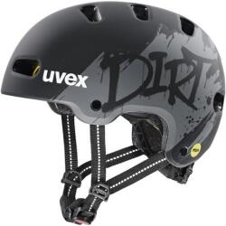 uvex Kid 4 Style MIPS kids’ cycling helmet, dirt black matt