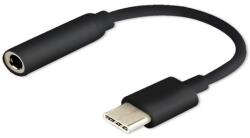 SAVIO USB Type 3.1 C (M) - Jack 3.5mm (F) Audio adapter Black AK-35/B