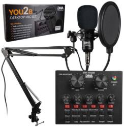 DNA YOU2B - podcast kit (microphone, audio interface, tripod)