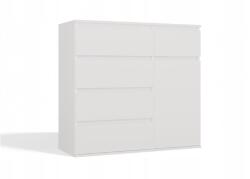  Malwa 1d5s White Chest Of Drawers Comoda