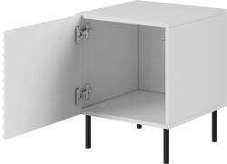  HOLE bedside table 2 pcs. 44x40.5x53.5 cm white matt