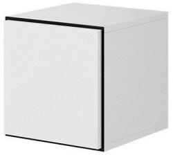  Cama full storage cabinet ROCO RO5 37/37/39 white/black/white Raft