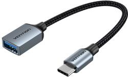 Vention USB 3.0 C Male to A Female OTG Cable 0.15M Gray Aluminum Alloy Type