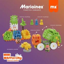 Marioinex Mini Waffle Building Blocks - City: Refuse Collection Truck, 148 pieces