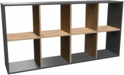 Topeshop MALAX 2X4 ANT/ART living room bookcase Raft