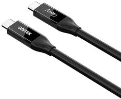 Unitek USB4 USB cable USB4 Gen 2x2 USB C 40 Gbit/s 240 W Black