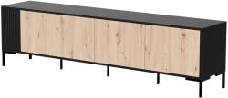  Cama MERCI RTV cabinet 200 x 40 x 54 cm black/oak artisan