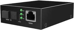 Tenda Media convertor MEDIA CONVERTOR Tenda Single-Mode, 1 x RJ45 port, 1 x GE SC port, distanta 3km, Transmit: 1550nm Receive: 1310nm, metalic "TFC300B" (timbru verde 0.8 lei) (TFC300B) - vexio