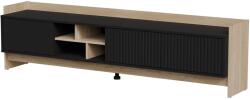  Cama RTV PORTO 3D cabinet 190x38x50 oak/black