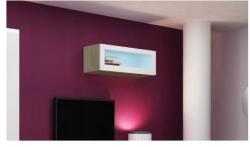  Cama Cabinet VIGO "90" glass 90/35/32 sonoma/white gloss Bufet