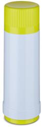 ROTPUNKT Glass thermos, capacity 0.750 l, polar-el. -summer squash (white-yellow)
