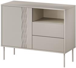 Cama 1D2S TRESSE chest of drawers 100x40x75 cashmere matt Comoda