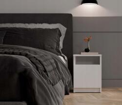  Galax 30/1d White Bedside Table