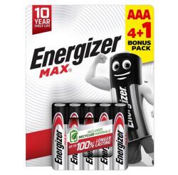 Energizer MAX tartós elem AAA, alkáli, 5db/csomag E303326200 (E303326200)