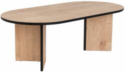  Hanah Home Sapphire Oak Black Sable dohányzóasztal - Sapphire Oak, Fekete