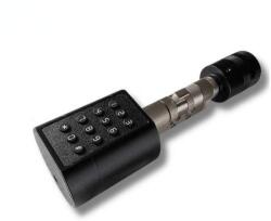 Smartpass Yala cilindru smart PORTLAND 75 cu PIN, Card RFID, Bluetooth, WiFi si cheie mecanica, negru, SMP-PORTLAND-75MM-BL (SMP-PORTLAND-75MM-BL)