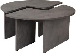 Hanah Home Dohányzóasztal Concrete Grey Moira - Betonszürke