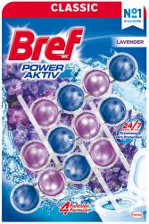 Bref Power Aktiv Lavender WC frissítő 3 × 50 g