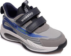 WEESTEP Pantofi sport, băieți, cu velcro, gri/albastru, 27/32 gri (1341F6)