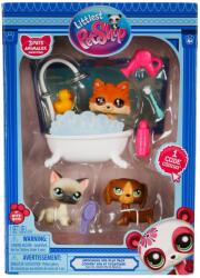 Littlest Pet Shop Set 3 figurine cu accesorii, Littlest Pet Shop, Grooming Spa Figurina