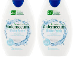 Vademecum 2in1 White fresh fogkrém (2x75 ml)