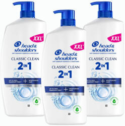 Head & Shoulders Classic Clean 2 az 1-ben korpásodás elleni sampon és balzsam (3x800ml)