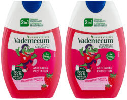 Vademecum Junior 2in1 eper ízű fogkrém 6+ (2x75 ml)