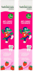 Vademecum Junior eper ízű fogkrém 6+ (2x75 ml)
