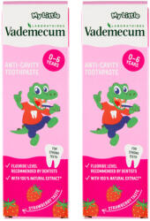 Vademecum Junior eper ízű fogkrém 0-6 (2x50 ml)
