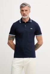 Lacoste póló férfi pamut - sötétkék M - answear - 45 990 Ft